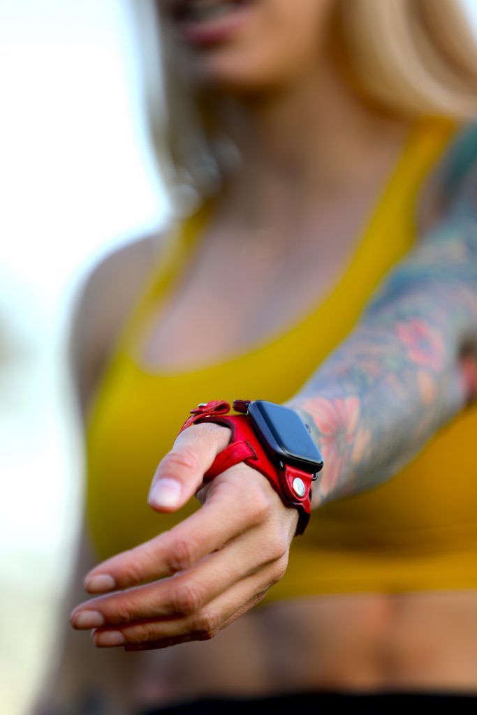 ergon band watchband in red