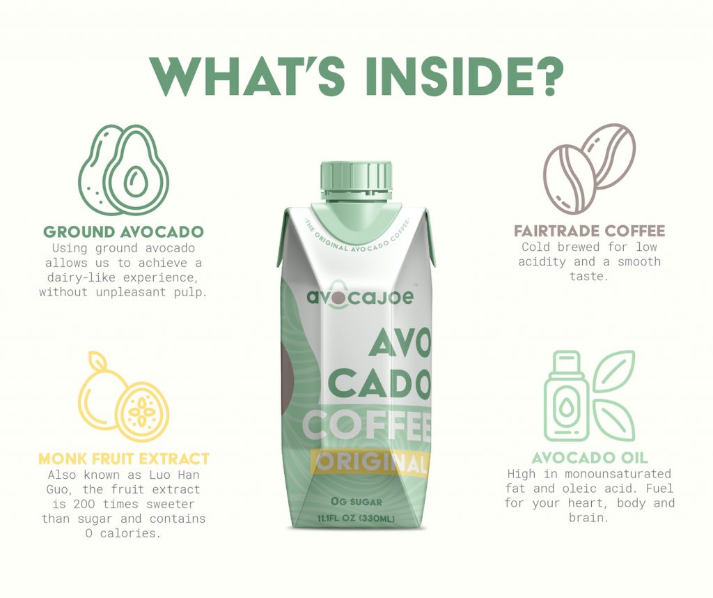 Avocajoe coffee ingredients