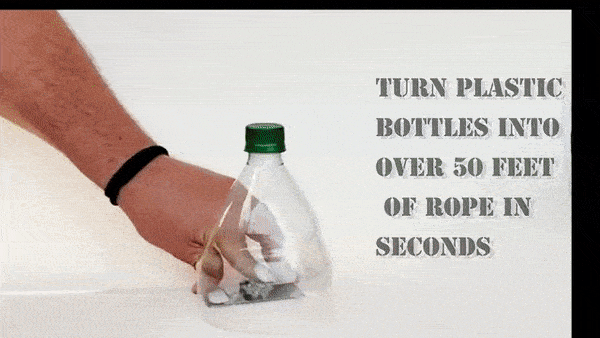 plastic bottle rope maker