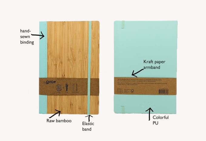 gva bamboo notebook features