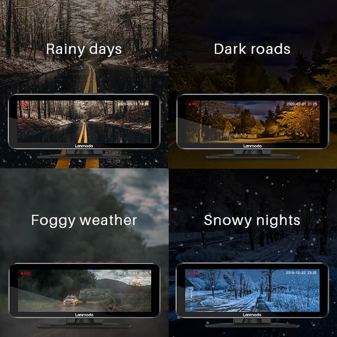 lanmodo vast pro rain, dark, fog, snow