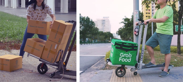 mimo c1 scooter cargo capacity