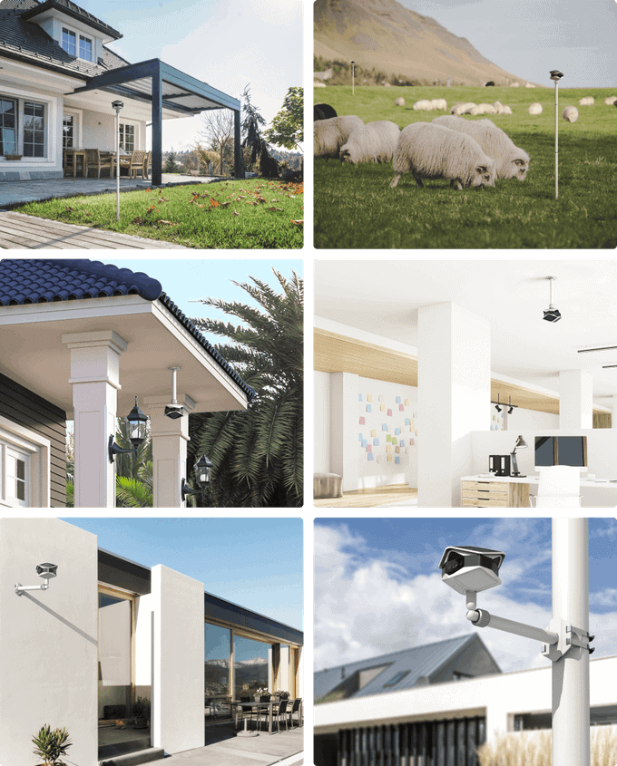 super wide angle security camera