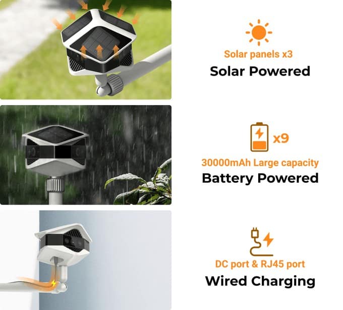helioscam solar power security camera