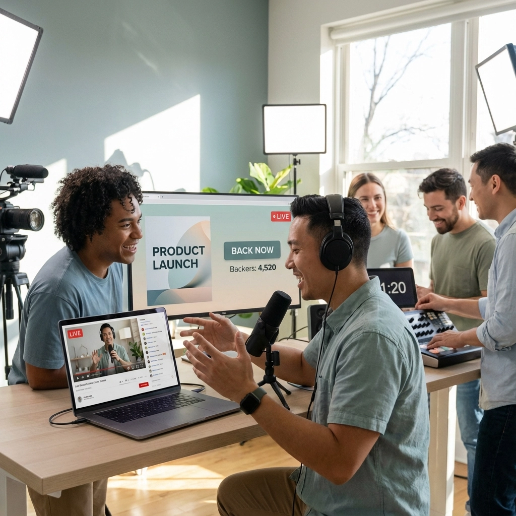 Live Streaming Your Launch: Real-Time Strategies That Convert Viewers to Backers