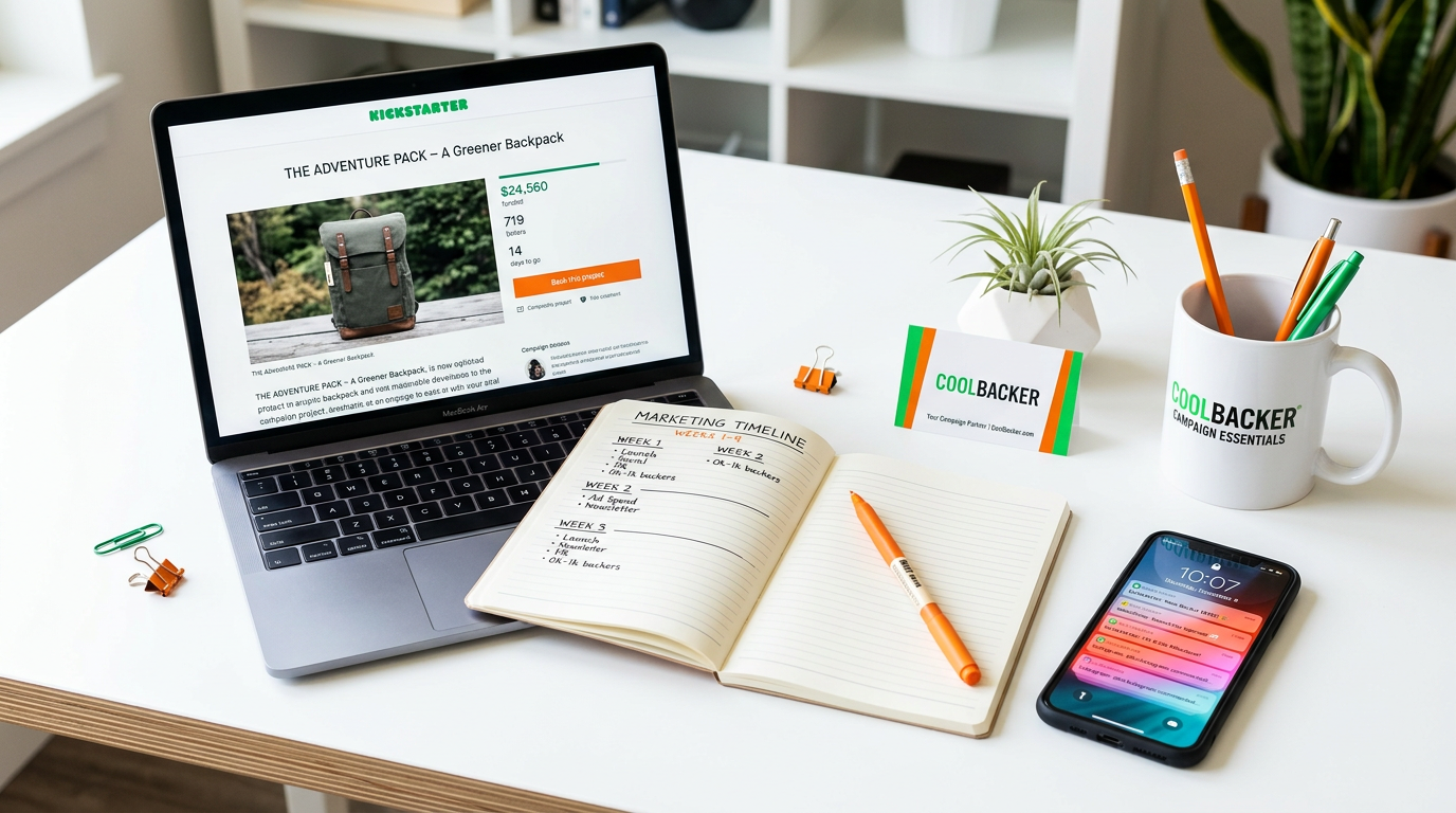How to Market a Kickstarter Campaign: A Step-by-Step Playbook for 2026