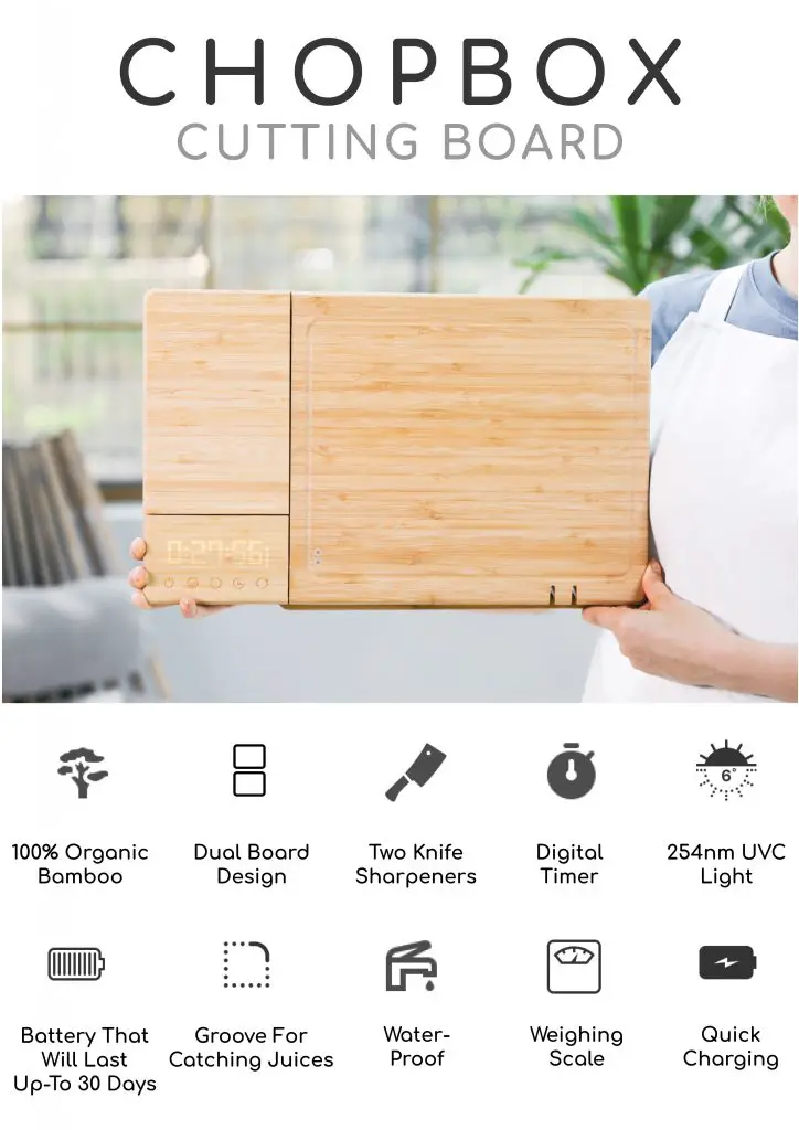 chopbox cutting board features