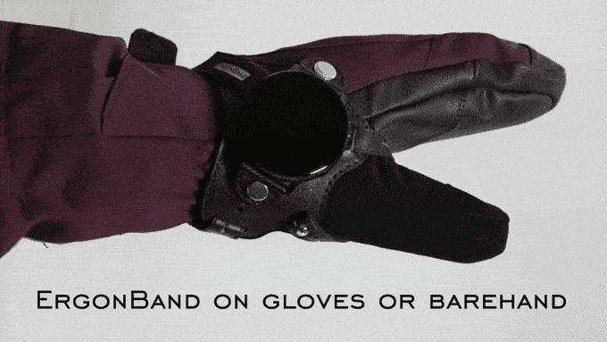 watchband that fits over gloves