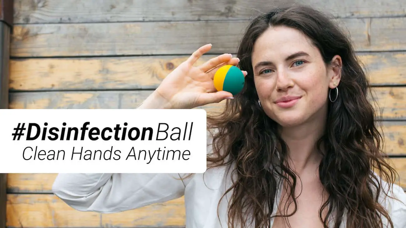 disinfectionball kickstarter hand sanitizer review