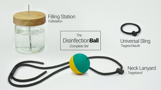 The DisinfectionBall complete kit