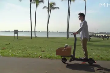 mimo c1 transforming electric cargo scooter