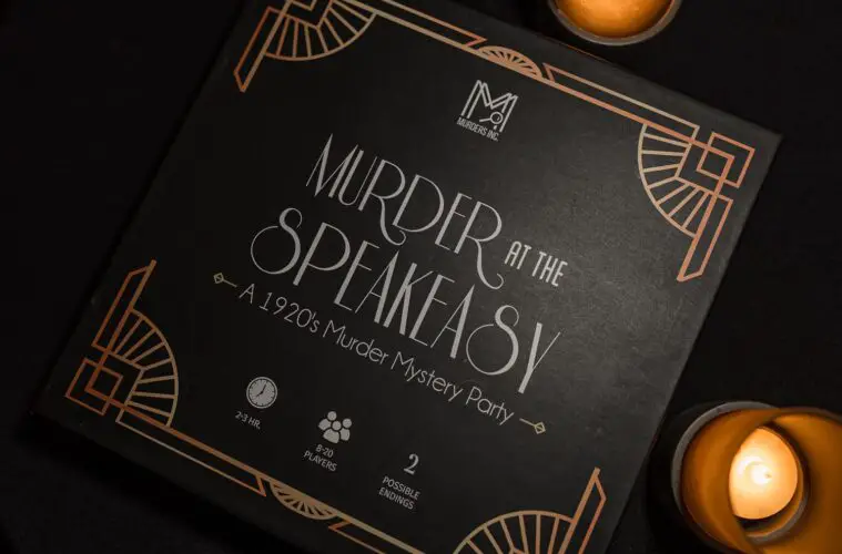 murder at the speakeasy party game review
