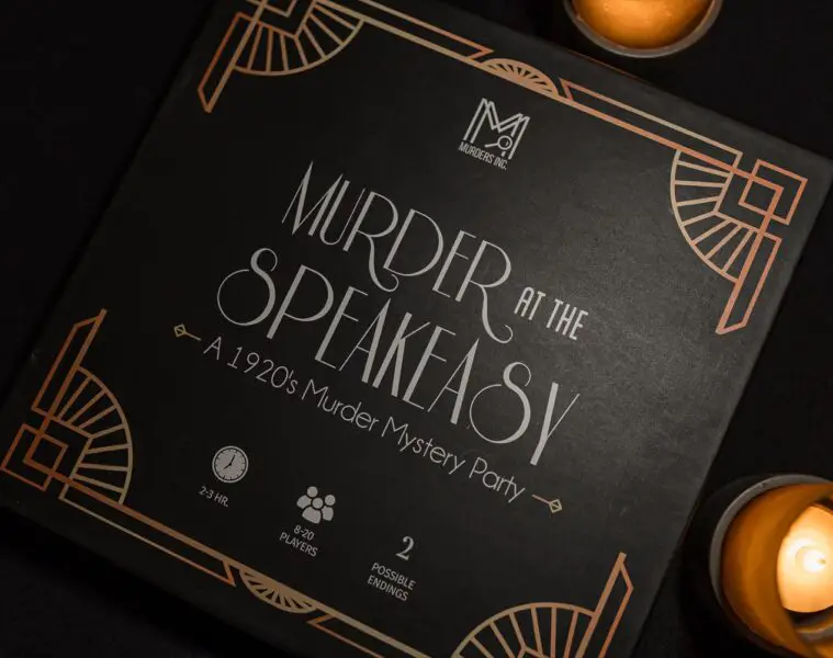 murder at the speakeasy party game review